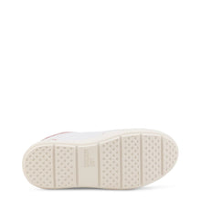 Load image into Gallery viewer, red white love moschino leather sneakers tennis shoes