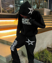 Load image into Gallery viewer, men's hip hop hoodie set sweatshirt sweatpants