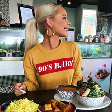 Load image into Gallery viewer, yellow 90's baby sweatshirt