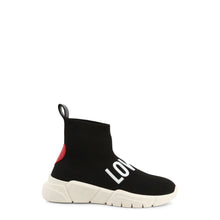 Load image into Gallery viewer, love moschino high top sneakers black