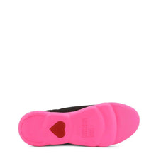 Load image into Gallery viewer, love moschino black pink slip on sneakers shoes