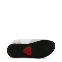 Load image into Gallery viewer, Love Moschino White Heart Suede Sneakers Shoes