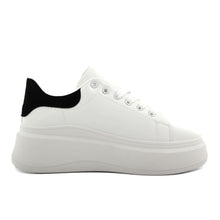 Load image into Gallery viewer, chunky platform sneakers black white shoes