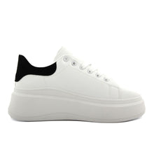 Load image into Gallery viewer, chunky platform sneakers black white shoes
