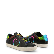 Load image into Gallery viewer, love moschino rainbow heart sneakers black