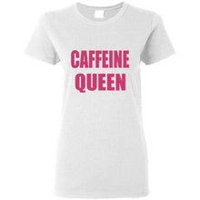 Load image into Gallery viewer, Caffeine Queen Shirt - White / S