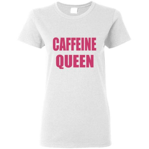 Caffeine Queen Shirt - White / S