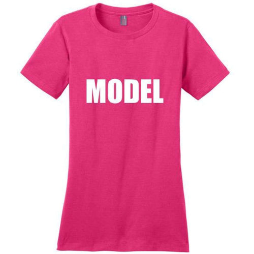 Cute Model T-Shirt - Pink / Xs