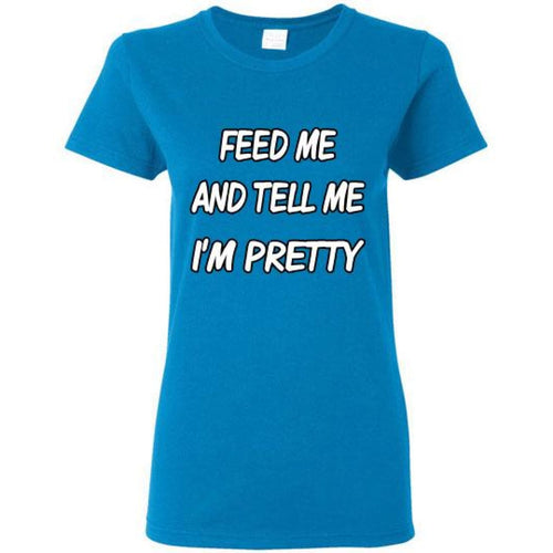 Feed Me And Tell Me Im Pretty - Sapphire Blue / S