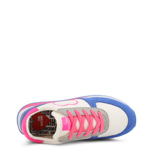 Load image into Gallery viewer, love moschino pink white blue heart sneakers shoes
