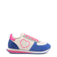Load image into Gallery viewer, love moschino pink white blue heart sneakers shoes
