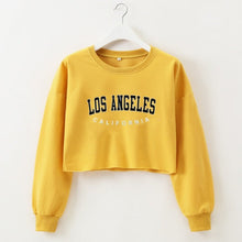 Load image into Gallery viewer, LA Crop Top Sweatshirt