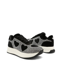 Load image into Gallery viewer, Love Moschino rhinestone crystal heart sneakers bling