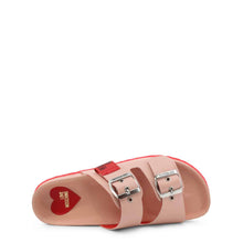 Load image into Gallery viewer, love moschino pink slide sandals 